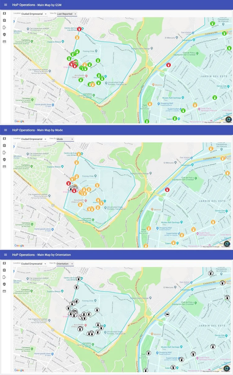 New 45km/h GPS APP Sharing Scooter Electric Shared Scooter