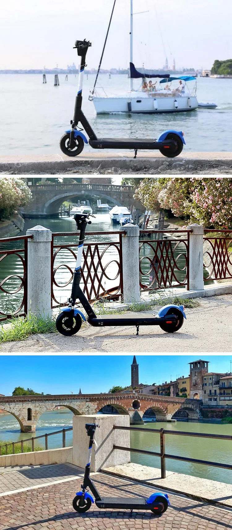 Waterproof 500w GPS Dockless Sharing Electric Lime Scooter, App Function Bird Scooter