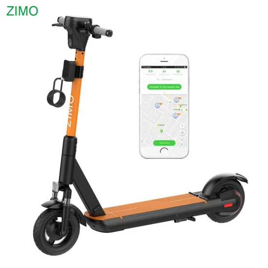 Wasserdichter 500-W-GPS-Dockless-Sharing-Elektro-Limette-Scooter, Vogel-Scooter mit App-Funktion